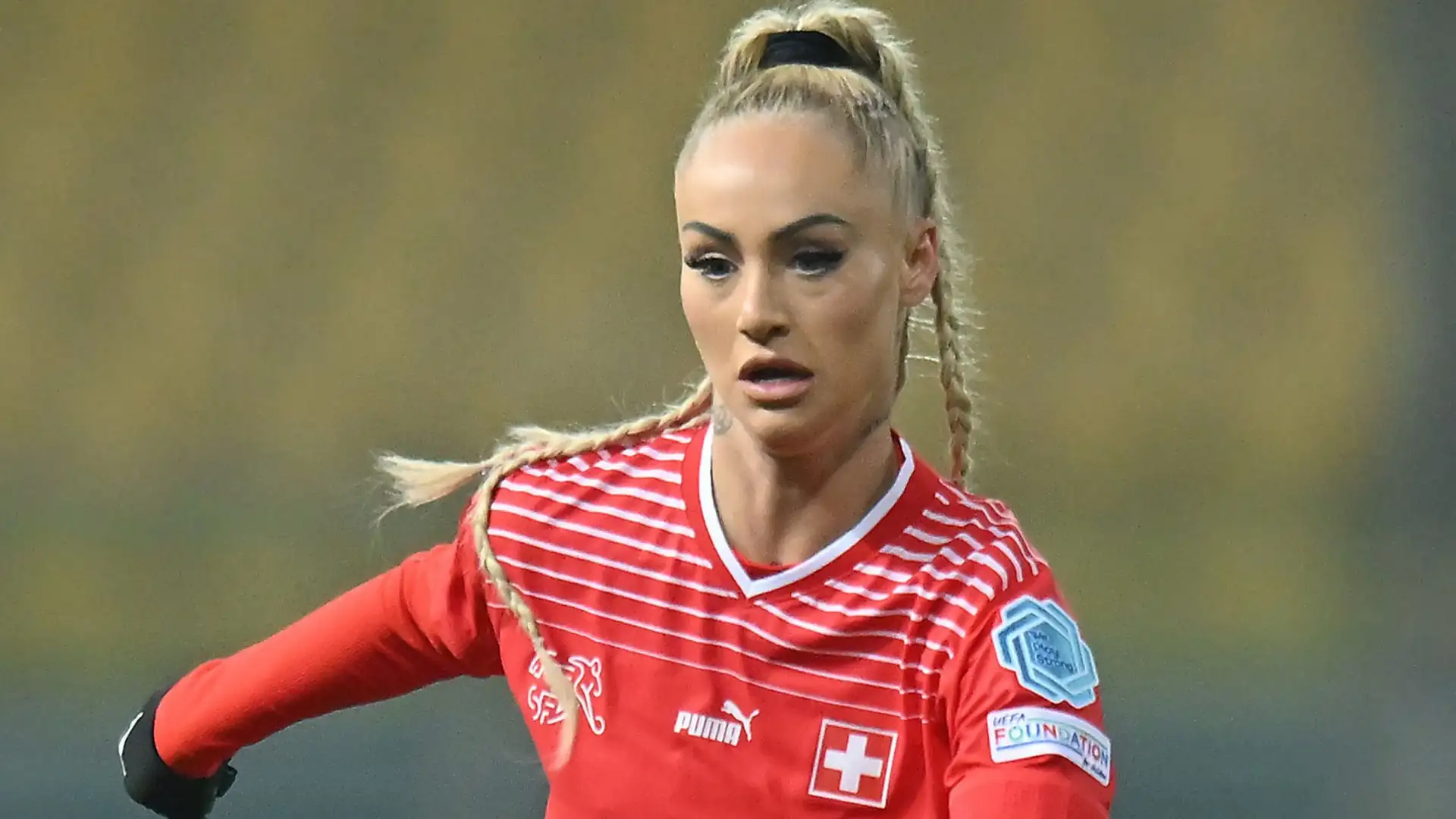 Alisha Lehmann ‘stressing’ as Switzerland team-mate ‘annoys’ her – with WSL star back in Europe after Brazilian break with boyfriend Douglas Luiz