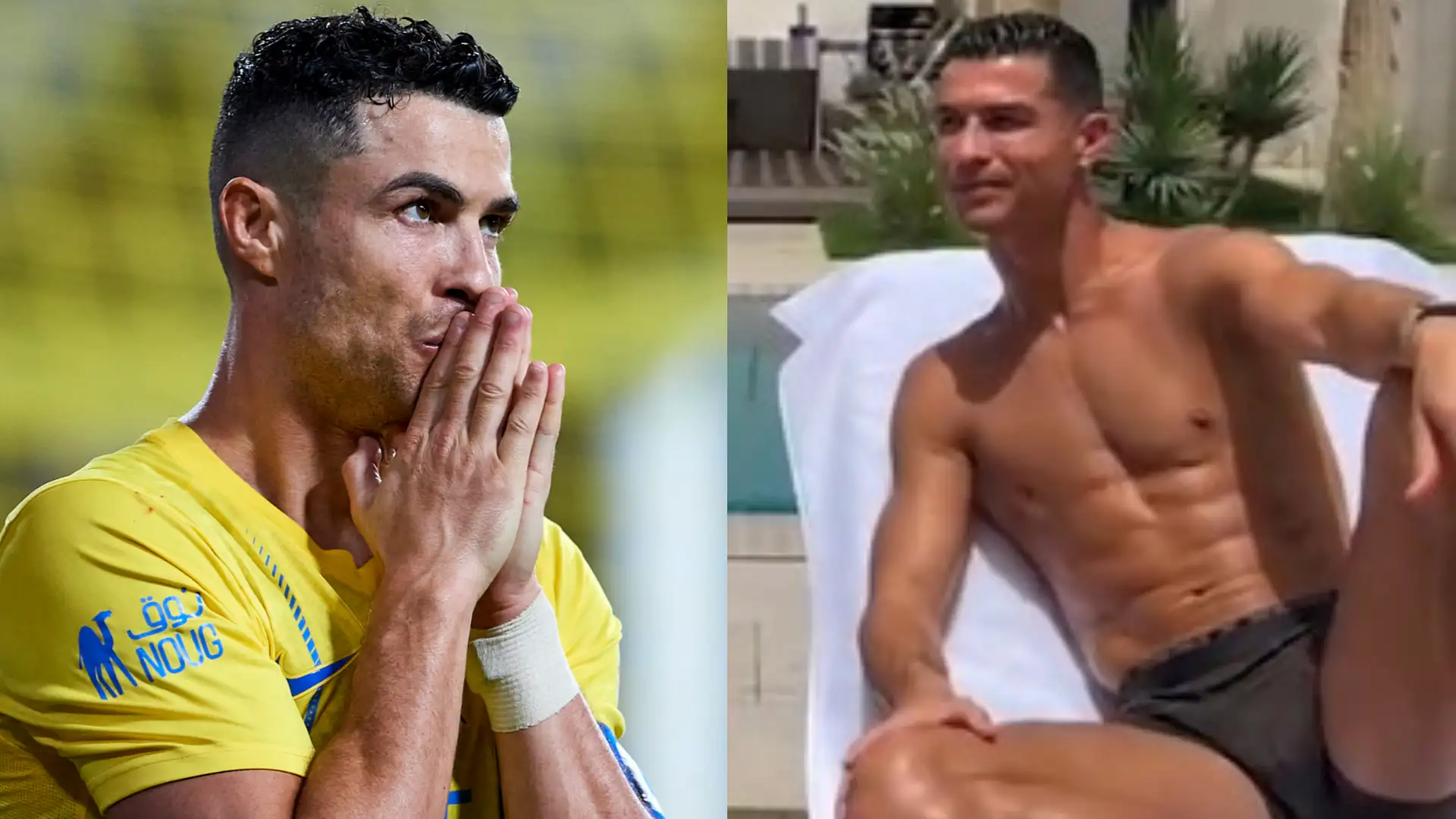 'Don't call me!' - Topless Cristiano Ronaldo reveals his secret to de-stressing after starring for Al-Nassr & Portugal