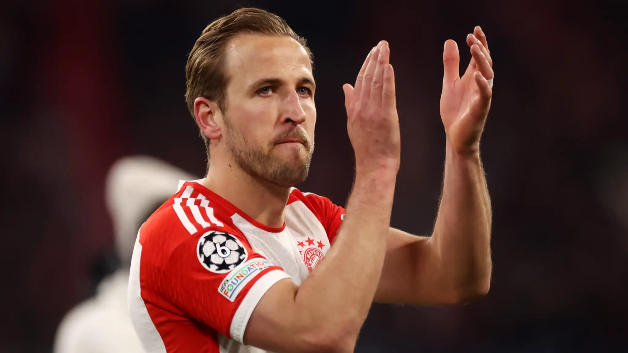 Harry Kane posts adorable family snap as he thanks Bayern Munich fans for making him feel "at home" at Allianz Arena after sensational individual season