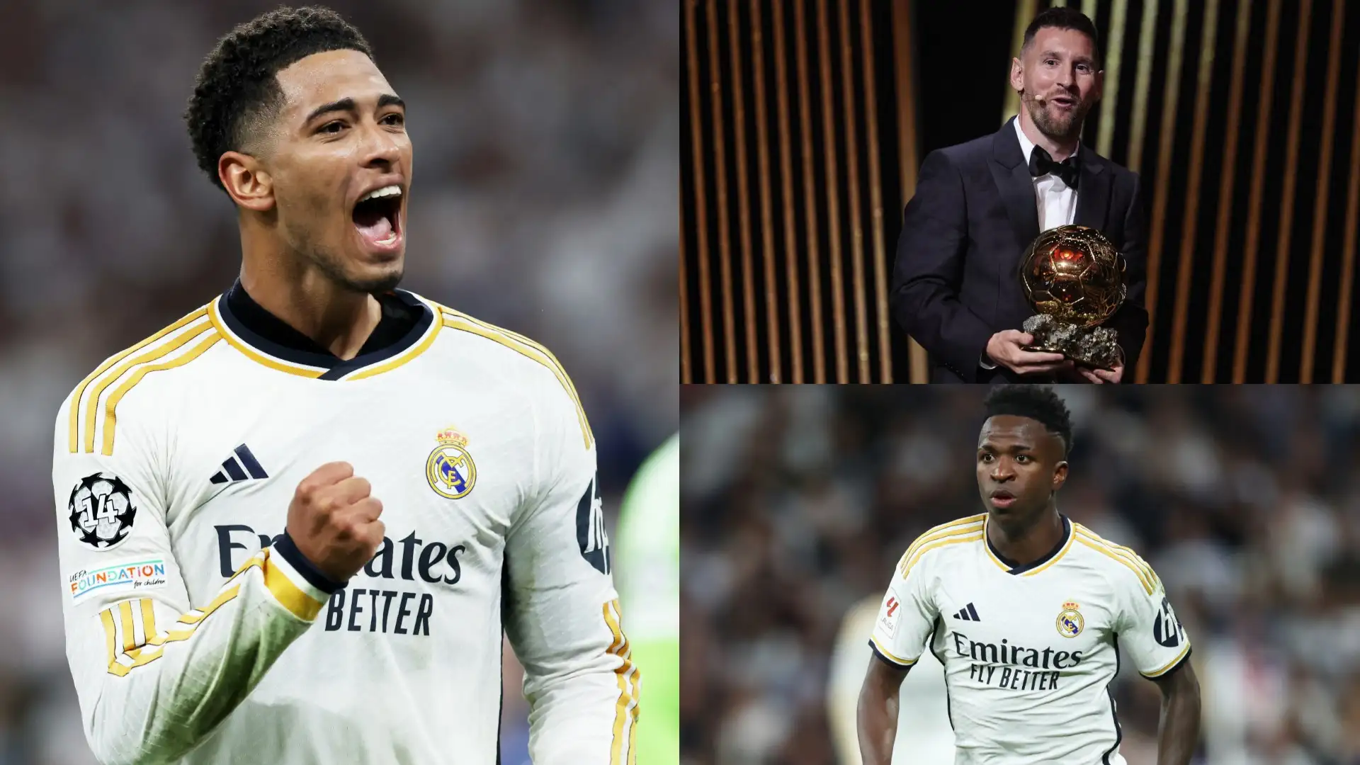 Jude Bellingham told he will have to emulate Lionel Messi to clinch 2024 Ballon d'Or as Gareth Bale insists he's going head-to-head with Real Madrid team-mate Vinicius Junior