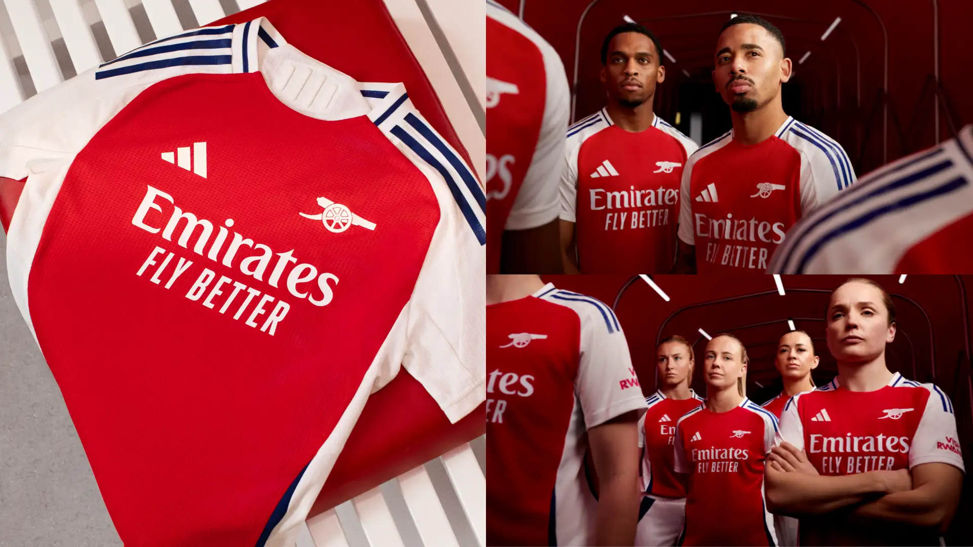 The cannon returns! Retro crest for Arsenal on 2024-25 home kit as adidas turn the clock back in timeless classic