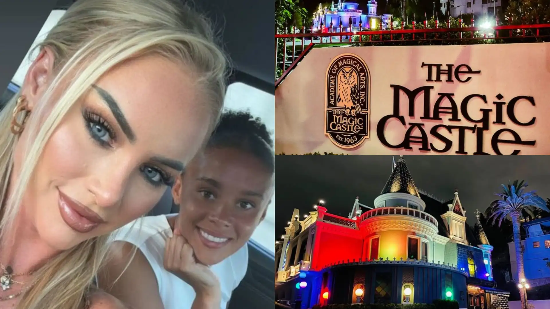 Alisha Lehmann heads for night out at LA's exclusive Magic Castle after day on the beach as she continues pre-Copa America tour