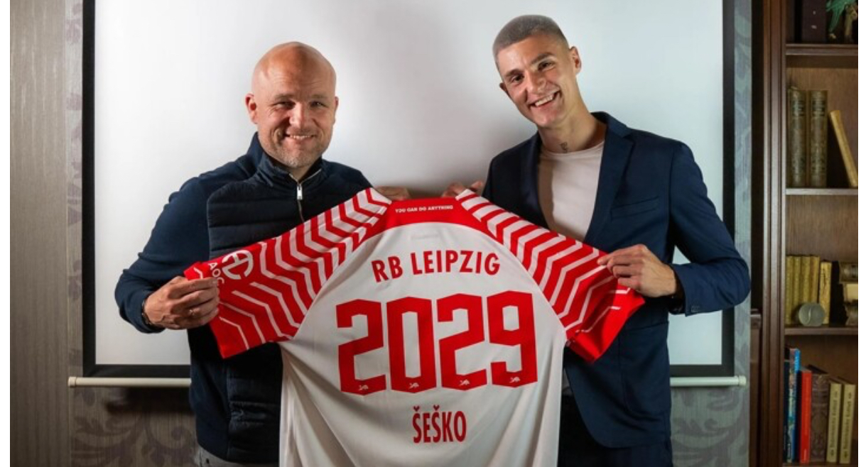 OFFICIAL: Benjamin Šeško signs new deal at RB Leipzig valid until June 2029