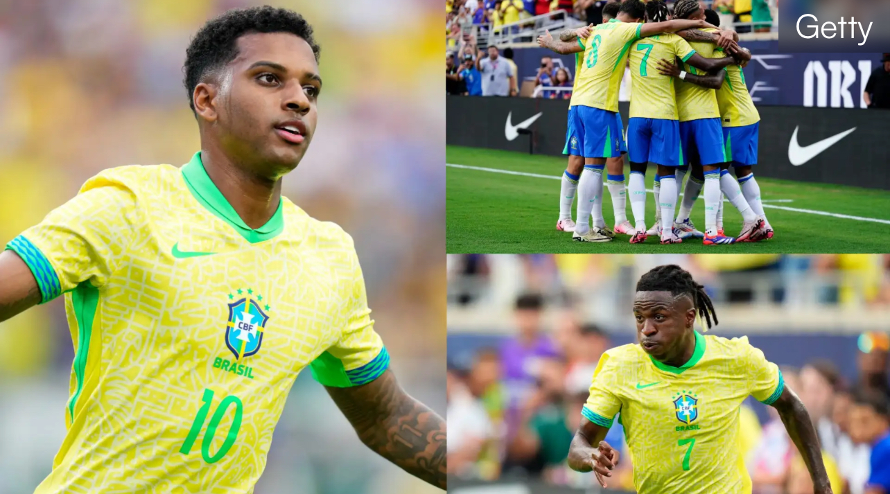 Brazil player ratings vs USMNT: Rodrygo shines but Dorival gets tactics wrong in Copa America warmup draw