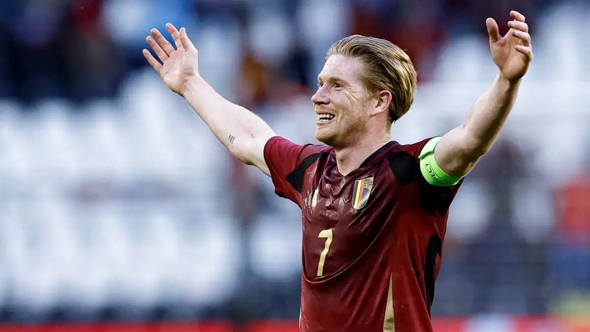 Kevin De Bruyne receives touching birthday message from wife Michele Lacroix with Man City star away on Belgium Euro 2024 duty