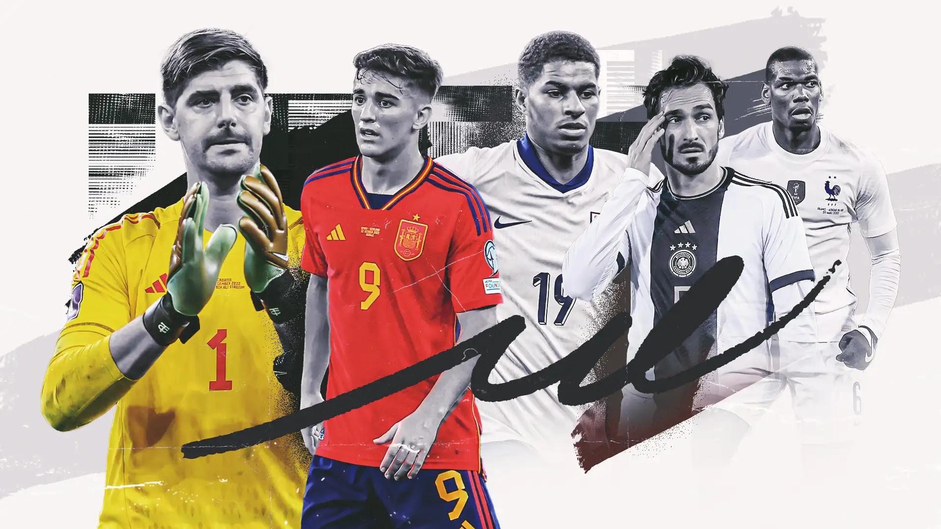 Marcus Rashford, Thibaut Courtois, Gavi and the star names set to miss Euro 2024