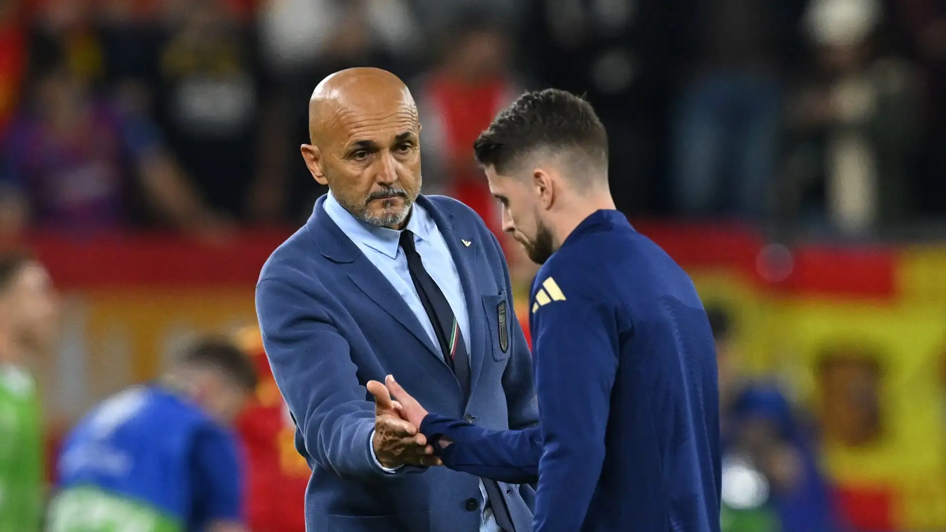 ‘No point in him playing!’ – Italy boss Luciano Spalletti explodes at Jorginho during Euro 2024 defeat to Spain