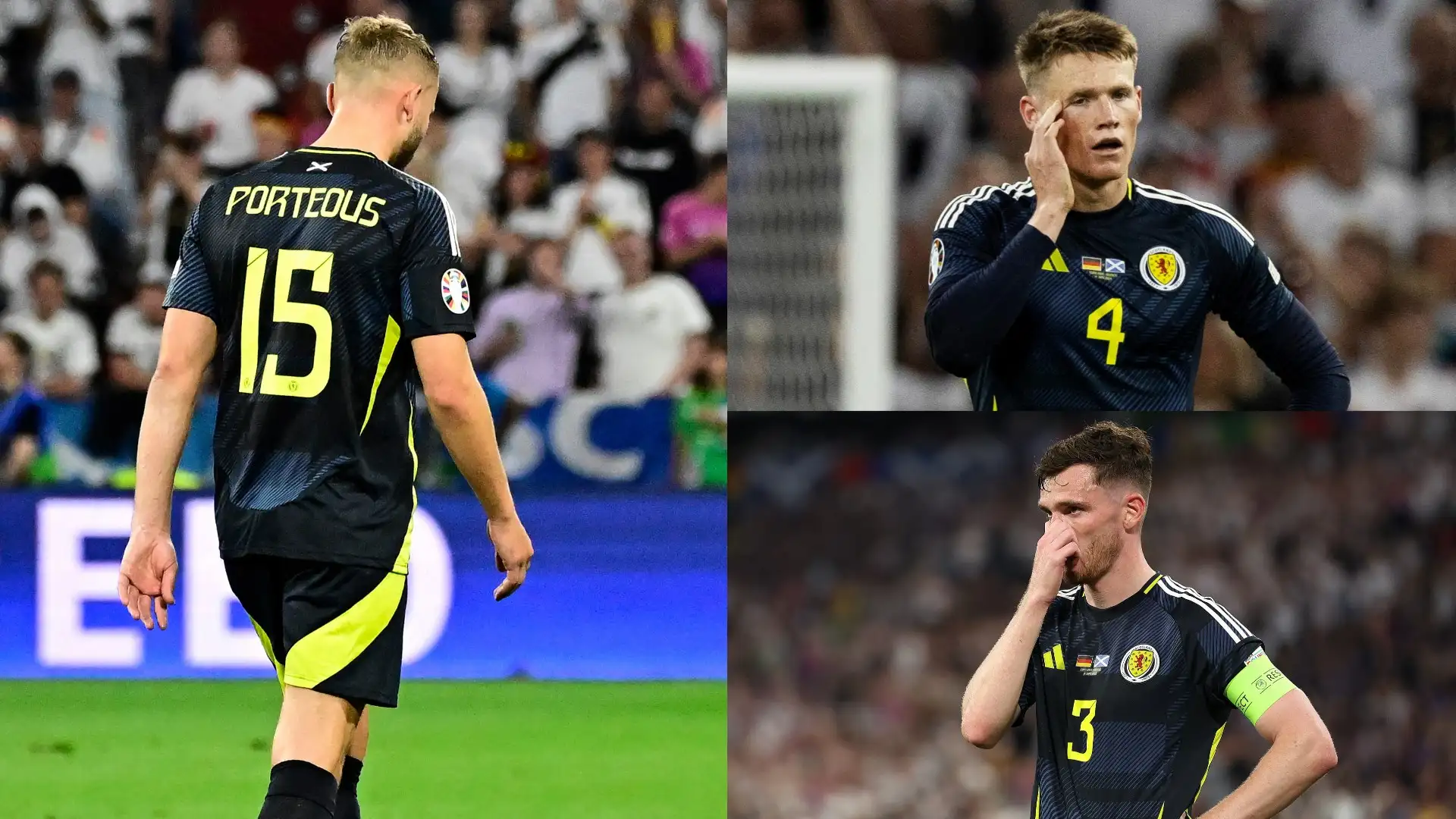 Scotland player ratings vs Germany: Munich misery for the Tartan Army! Ryan Porteous sees red in embarrassing Euro 2024 opener as Anthony Ralston and Angus Gunn look out of their depth