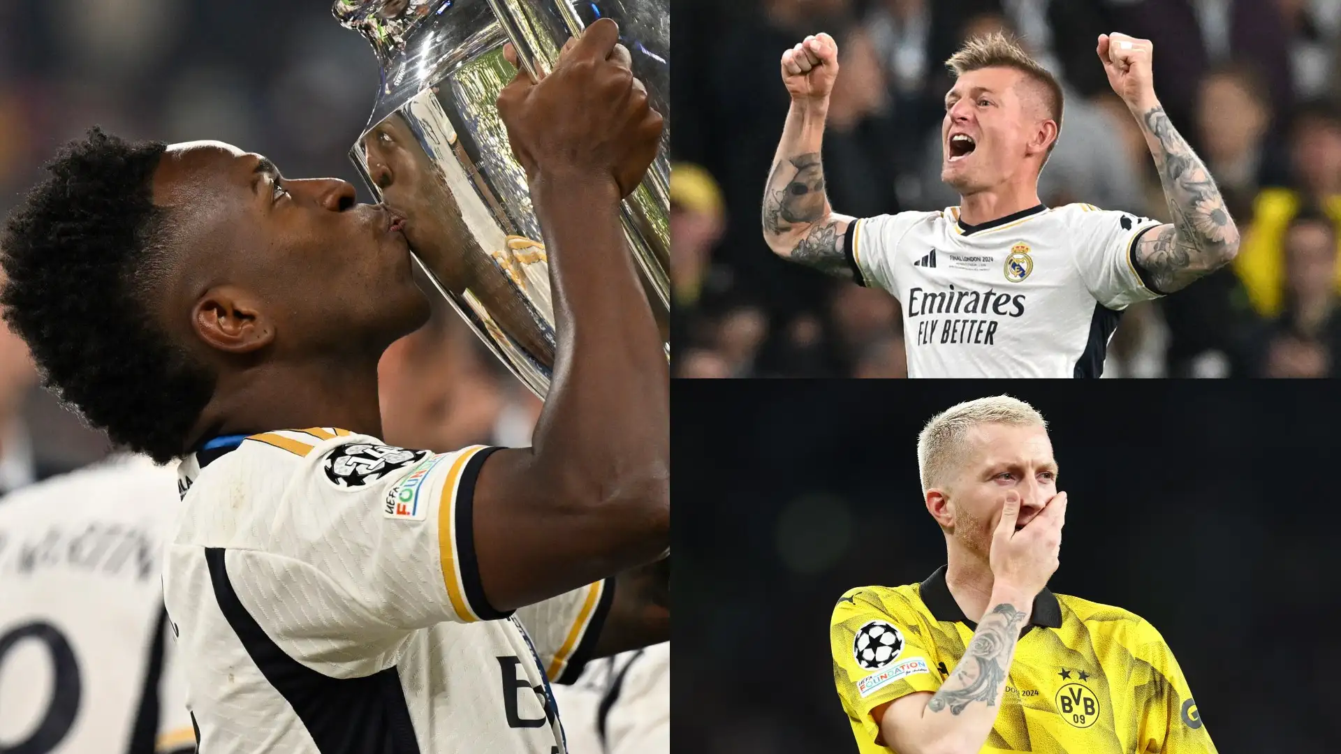 The Ballon d'Or moves ever closer for Vinicius Jr! Winners and losers as Real Madrid's brilliant Brazilian marks another Champions League final with a goal while Toni Kroos and Marco Reus get contrasting farewells