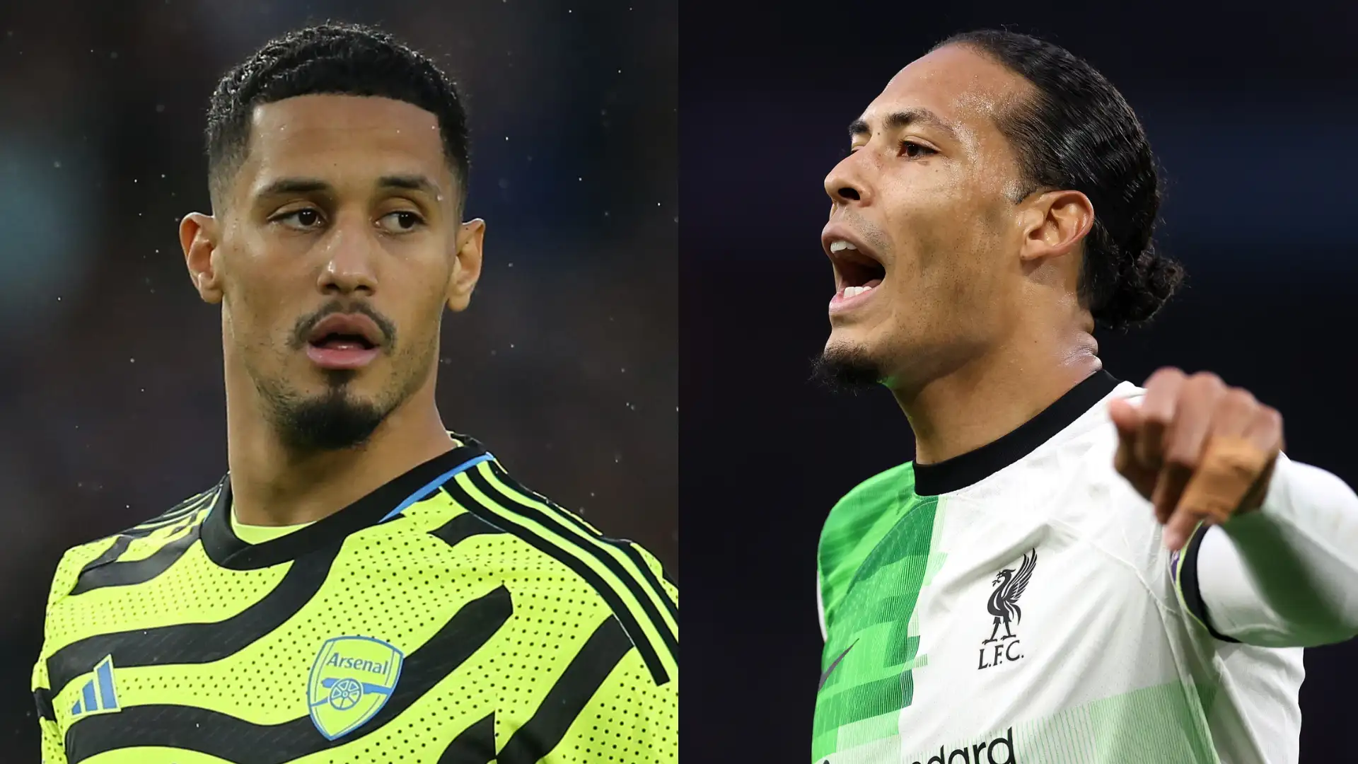 'Virgil van Dijk scares attackers!' - William Saliba wowed by Liverpool defender's 'aura' as Arsenal star feels he is developing similar fear factor