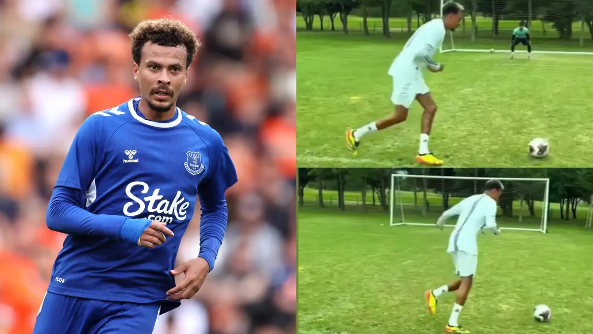 Dele Alli steps up his comeback as ex-Tottenham star puts on finishing clinic in training with Everton set to give him final chance to prove worth