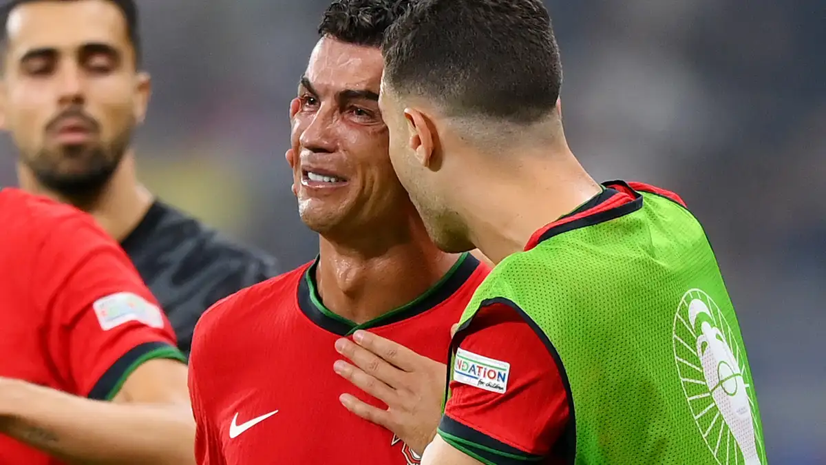 'Shown true colours' - Cristiano Ronaldo torn to shreds for 'embarrassing' tears after missed penalty as Portugal star is accused of 'only thinking about himself' after unconvincing Euro 2024 win over Slovenia