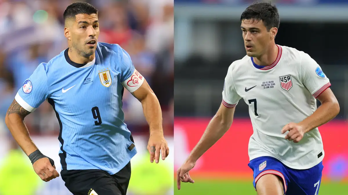 ‘Wrong stuff’ – Gio Reyna slammed for ‘inexcusable’ shirt swap with Luis Suarez after USMNT’s nightmare Copa America campaign ends with defeat to Uruguay